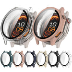 Pellicola in vetro temperato integrata nella custodia protettiva per orologio in PC, For OPPO Watch X3 / OnePlus Watch 4