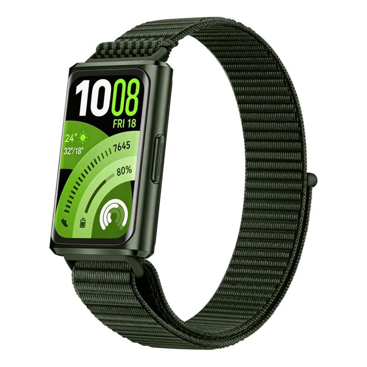 Cinturino per orologio regolabile in nylon con chiusura a strappo., For Huawei Band 11 / Band 11 Pro