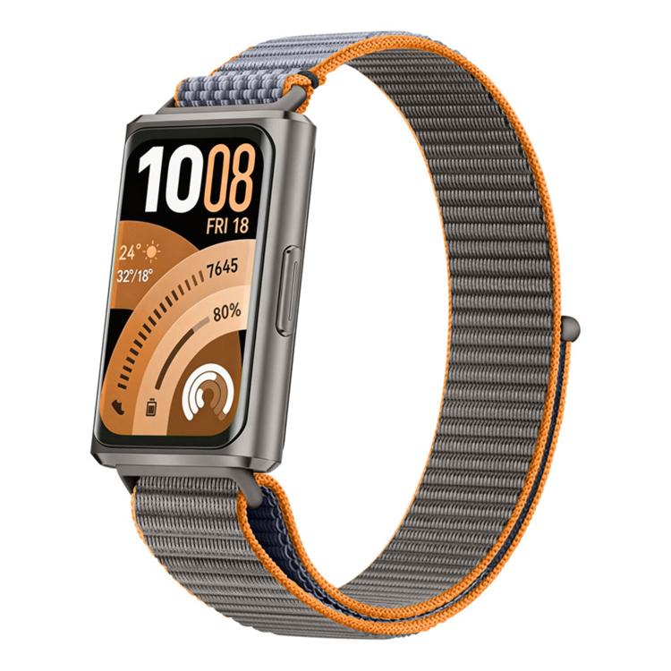 Cinturino per orologio regolabile in nylon con chiusura a strappo., For Huawei Band 11 / Band 11 Pro