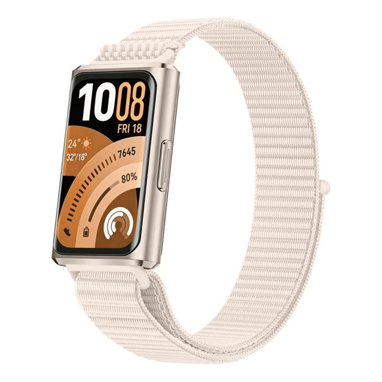 Cinturino per orologio regolabile in nylon con chiusura a strappo., For Huawei Band 11 / Band 11 Pro