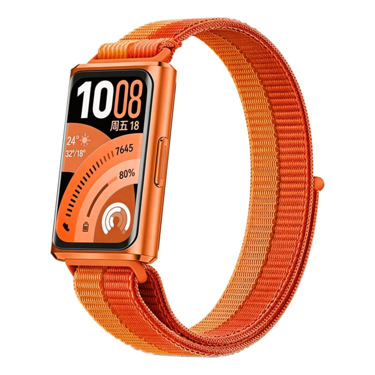 Cinturino per orologio regolabile in nylon con chiusura a strappo., For Huawei Band 11 / Band 11 Pro