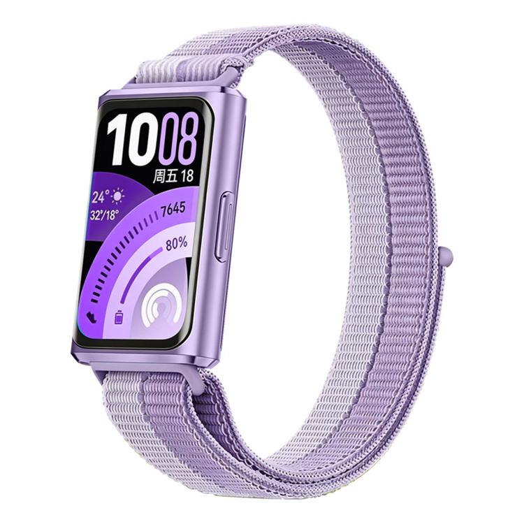 Cinturino per orologio regolabile in nylon con chiusura a strappo., For Huawei Band 11 / Band 11 Pro