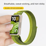 Cinturino per orologio regolabile in nylon con chiusura a strappo., For Huawei Band 11 / Band 11 Pro