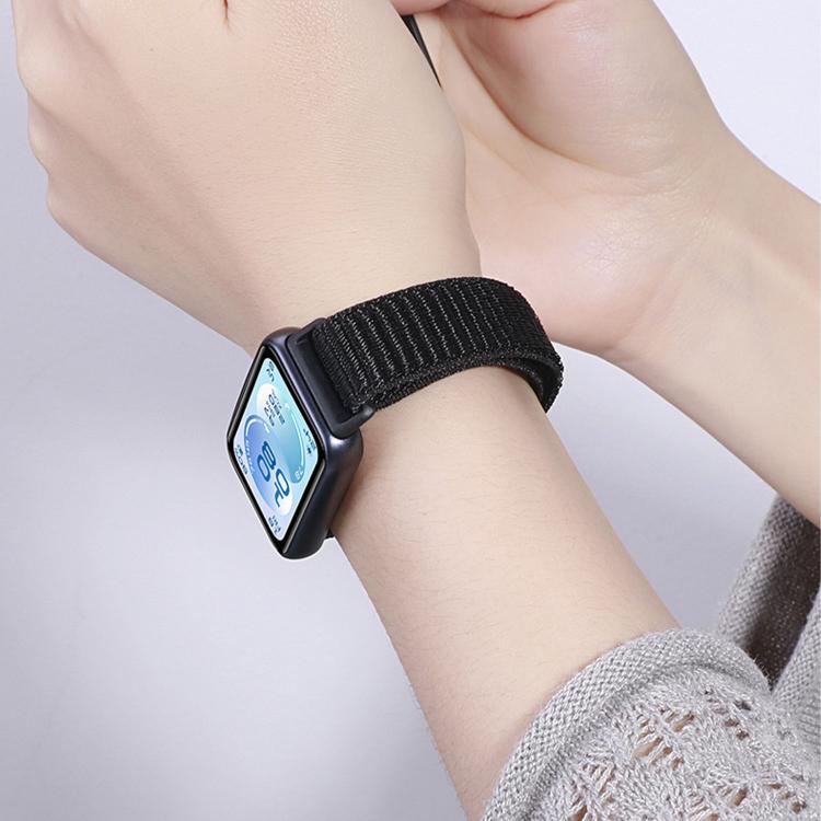 Cinturino per orologio regolabile in nylon con chiusura a strappo., For Huawei Band 11 / Band 11 Pro