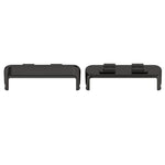 Una coppia di connettori per cinturino per orologio con testa in metallo in acciaio inossidabile da 18 mm, For Huawei Band 11 / Band 11 Pro