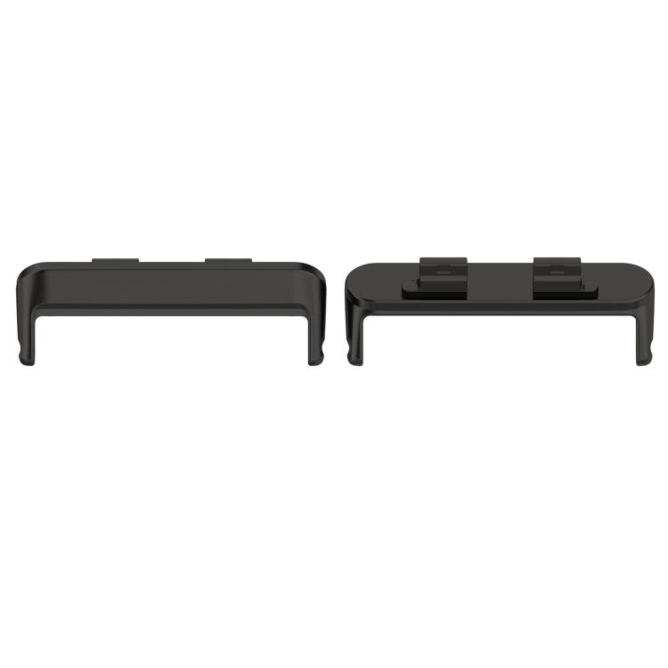 Una coppia di connettori per cinturino per orologio con testa in metallo in acciaio inossidabile da 18 mm, For Huawei Band 11 / Band 11 Pro