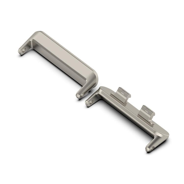 Una coppia di connettori per cinturino per orologio con testa in metallo in acciaio inossidabile da 18 mm, For Huawei Band 11 / Band 11 Pro