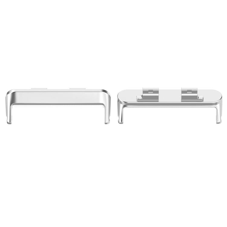Una coppia di connettori per cinturino per orologio con testa in metallo in acciaio inossidabile da 18 mm, For Huawei Band 11 / Band 11 Pro