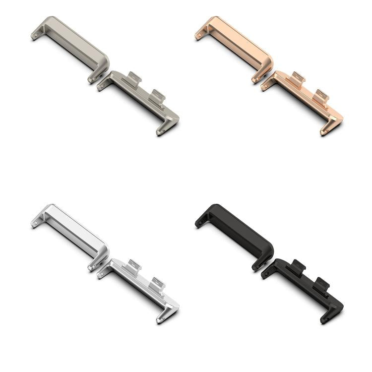 Una coppia di connettori per cinturino per orologio con testa in metallo in acciaio inossidabile da 18 mm, For Huawei Band 11 / Band 11 Pro