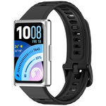 Cinturino per orologio in silicone tinta unita con texture a onda, For Huawei Band 11 / Band 11 Pro