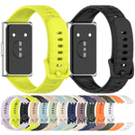 Cinturino per orologio in silicone tinta unita con texture a onda, For Huawei Band 11 / Band 11 Pro