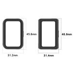 Custodia protettiva per orologio in policarbonato cavo a copertura parziale, For Huawei Band 11 Pro / 11 Pro NFC, For Huawei Band  11 / 11 NFC