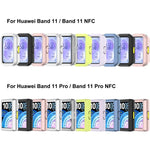 Custodia protettiva per orologio in policarbonato cavo a copertura parziale, For Huawei Band 11 Pro / 11 Pro NFC, For Huawei Band  11 / 11 NFC