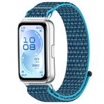 Cinturino per orologio in nylon con chiusura a strappo., For Huawei Band 11 / Band 11 Pro