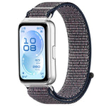 Cinturino per orologio in nylon con chiusura a strappo., For Huawei Band 11 / Band 11 Pro