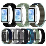 Cinturino per orologio in nylon con chiusura a strappo., For Huawei Band 11 / Band 11 Pro