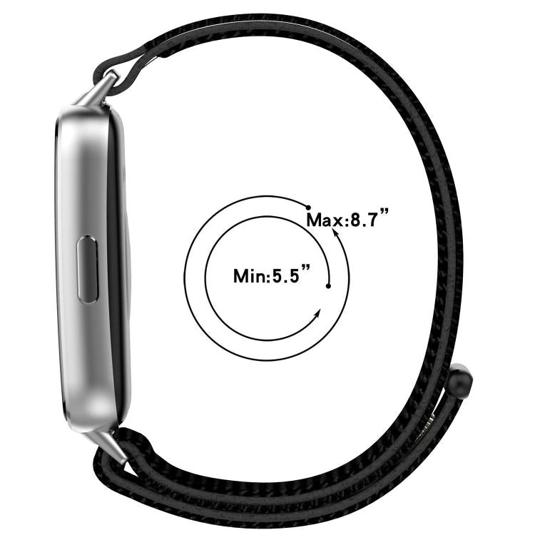 Cinturino per orologio in nylon con chiusura a strappo., For Huawei Band 11 / Band 11 Pro
