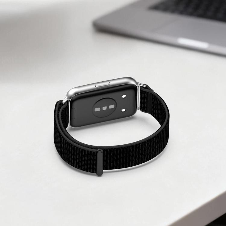Cinturino per orologio in nylon con chiusura a strappo., For Huawei Band 11 / Band 11 Pro