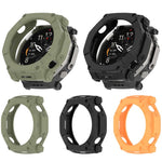 Custodia protettiva per orologio Hollow Armor in TPU a copertura parziale, For Amazfit T-Rex Ultra 2