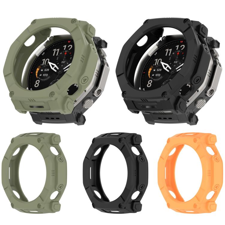 Custodia protettiva per orologio Hollow Armor in TPU a copertura parziale, For Amazfit T-Rex Ultra 2