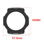 Custodia protettiva per orologio Hollow Armor in TPU a copertura parziale, For Amazfit T-Rex Ultra 2