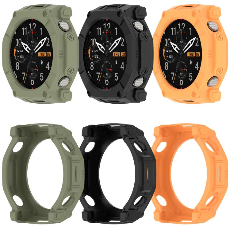 Custodia protettiva per orologio Hollow Armor in TPU a copertura parziale, For Amazfit T-Rex Ultra 2