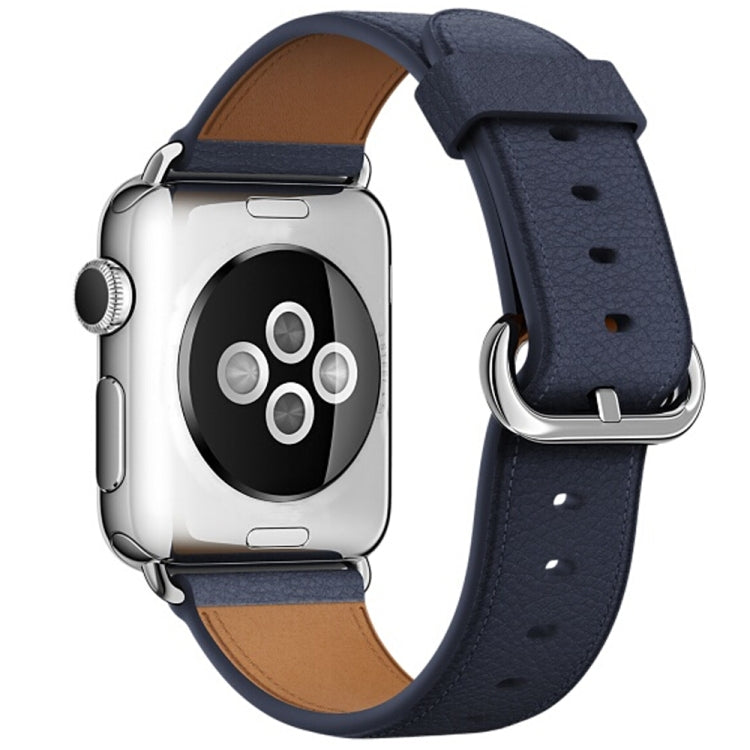 Cinturino in pelle con bottone per Apple Watch 42mm