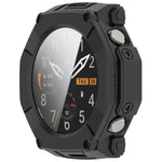 Pellicola in vetro temperato integrata nella custodia protettiva per orologio in PC, For Amazfit T-Rex Ultra 2