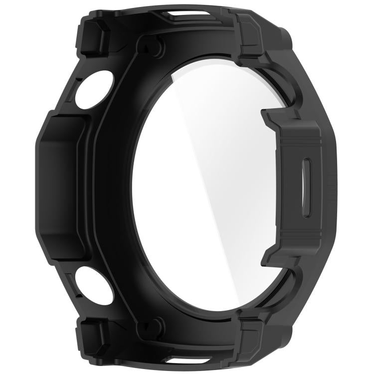 Pellicola in vetro temperato integrata nella custodia protettiva per orologio in PC, For Amazfit T-Rex Ultra 2