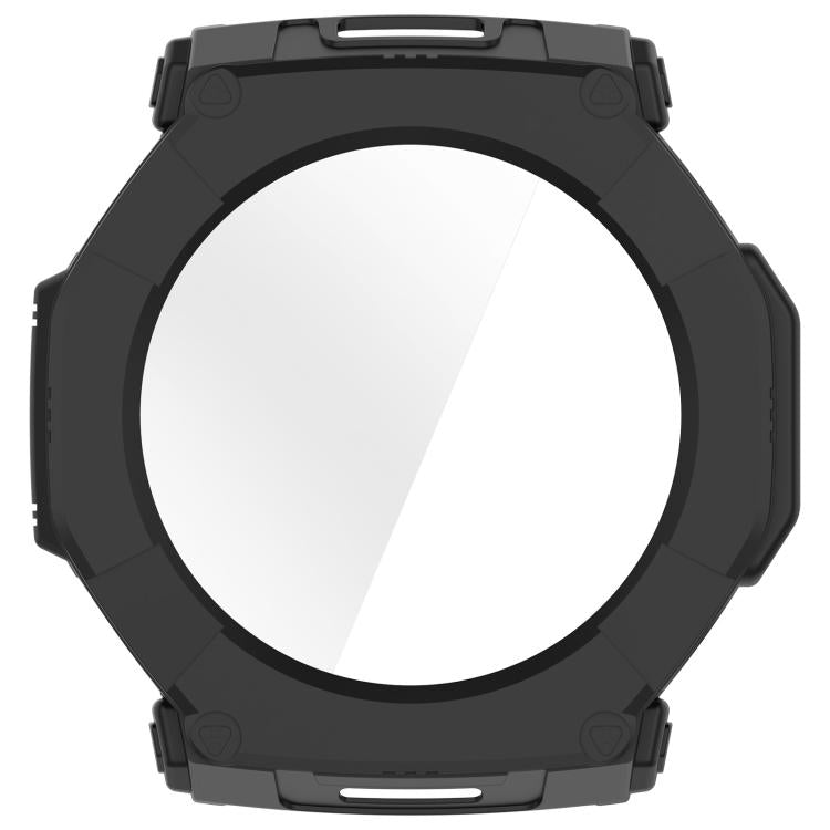 Pellicola in vetro temperato integrata nella custodia protettiva per orologio in PC, For Amazfit T-Rex Ultra 2