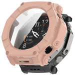 Pellicola in vetro temperato integrata nella custodia protettiva per orologio in PC, For Amazfit T-Rex Ultra 2