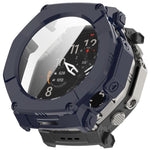 Pellicola in vetro temperato integrata nella custodia protettiva per orologio in PC, For Amazfit T-Rex Ultra 2