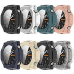 Pellicola in vetro temperato integrata nella custodia protettiva per orologio in PC, For Amazfit T-Rex Ultra 2