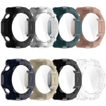 Pellicola in vetro temperato integrata nella custodia protettiva per orologio in PC, For Amazfit T-Rex Ultra 2