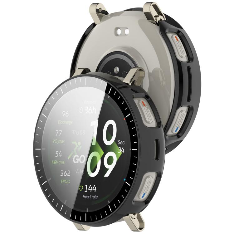 Custodia protettiva per orologio in PC con pellicola temperata integrata e scala graduata., For Amazfit Active 3 Premium