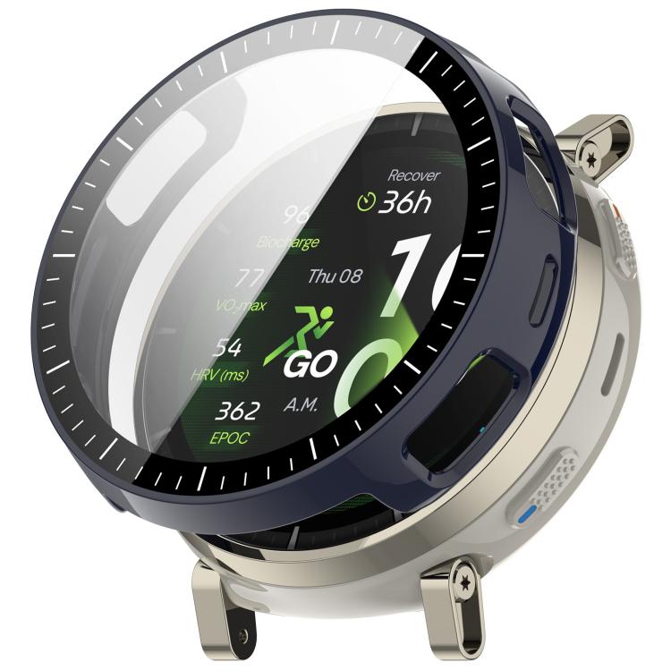 Custodia protettiva per orologio in PC con pellicola temperata integrata e scala graduata., For Amazfit Active 3 Premium