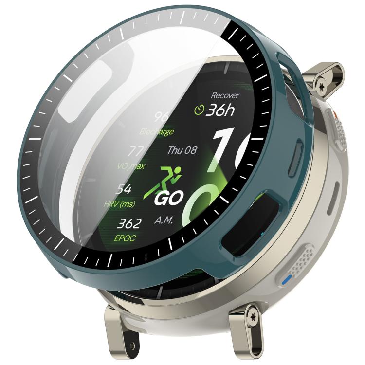 Custodia protettiva per orologio in PC con pellicola temperata integrata e scala graduata., For Amazfit Active 3 Premium