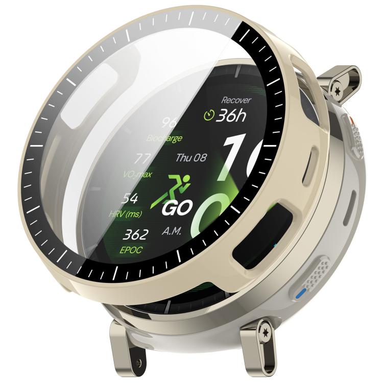 Custodia protettiva per orologio in PC con pellicola temperata integrata e scala graduata., For Amazfit Active 3 Premium