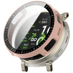 Custodia protettiva per orologio in PC con pellicola temperata integrata e scala graduata., For Amazfit Active 3 Premium