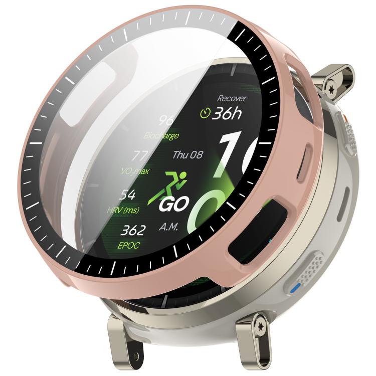 Custodia protettiva per orologio in PC con pellicola temperata integrata e scala graduata., For Amazfit Active 3 Premium