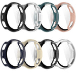 Custodia protettiva per orologio in PC con pellicola temperata integrata e scala graduata., For Amazfit Active 3 Premium