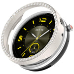 Custodia protettiva per orologio in policarbonato cavo con mezza copertura e fila singola di diamanti., For Honor Watch Fit Vitaly, For Honor Watch GS 5 / Watch Fit Elegant