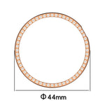 Custodia protettiva per orologio in policarbonato cavo con mezza copertura e fila singola di diamanti., For Honor Watch Fit Vitaly, For Honor Watch GS 5 / Watch Fit Elegant