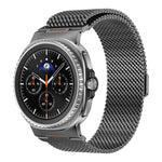 Cinturino magnetico a maglia milanese spessa e vivace per orologio, For Samsung Galaxy Watch8 / Watch8 Classic