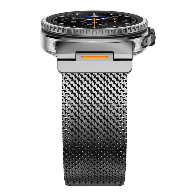 Cinturino magnetico a maglia milanese spessa e vivace per orologio, For Samsung Galaxy Watch8 / Watch8 Classic