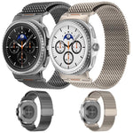 Cinturino magnetico a maglia milanese spessa e vivace per orologio, For Samsung Galaxy Watch8 / Watch8 Classic
