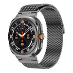 Cinturino magnetico a maglia milanese spessa e vivace per orologio, For Samsung Galaxy Watch Ultra 2025 / Ultra 47mm