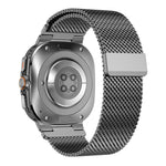 Cinturino magnetico a maglia milanese spessa e vivace per orologio, For Samsung Galaxy Watch Ultra 2025 / Ultra 47mm
