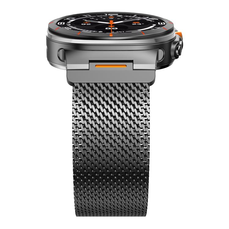 Cinturino magnetico a maglia milanese spessa e vivace per orologio, For Samsung Galaxy Watch Ultra 2025 / Ultra 47mm