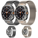 Cinturino magnetico a maglia milanese spessa e vivace per orologio, For Samsung Galaxy Watch Ultra 2025 / Ultra 47mm